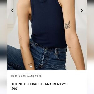 2025 Core Wardrobe Navy Muscle Tee